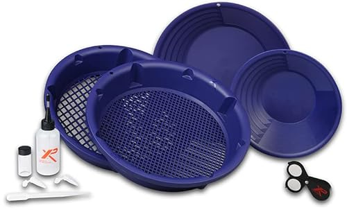 XP-Detectors Premium Profi Set 10-TLG Backformenset Metall rechteckiger prisma 220 Grad Celsius Handwsche Gold