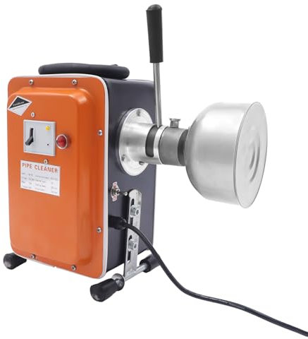 VonVVer Elektrisk rörrengöringsmaskin 750 W – rörrengöringsspiral 20 m för Ø 20–150 mm rörledningar, rörrensare avloppsrensare badrum kök
