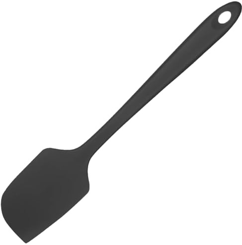 Espátula de Silicona, Espátulas de Cocina, Cocina Gadget, Herramientas para Hornear, para Hornear o Cocinar (Negro, Pequeño)