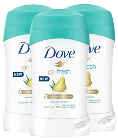 Dove Deodorante Go Fresh Pera E Aloe Vera Antitraspirante 48H Stick 40 Ml (3)