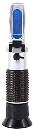 Fafeicy Rifrattometro Antigelo a Batteria, Tester di Glicole per Refrigerante per Motore, Rifrattometro per Glicole Etilenico, Glicole Propilenico, Fluidi di Pulizia e Fluidi per Batterie