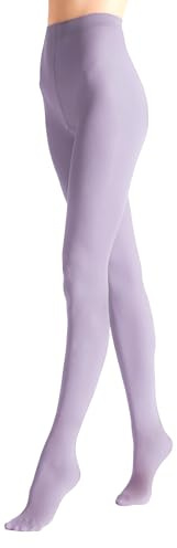 VENEZIANA NUOVA Satinelle 40 DEN Collant Colorati Donna - Microfibra - Opachi E Resistenti - Eleganti - Adatti Per Ogni Occasione - Calze Comode E Morbide - Alta Qualità - Lilla - M