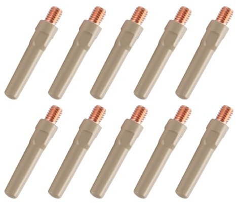 VOANZO Welding Coated Conductive Tips Welding torch Accessories Welding torch Tips Non-Stick Coated Welding torch Accessories Welding Nozzles 45x0.8mm