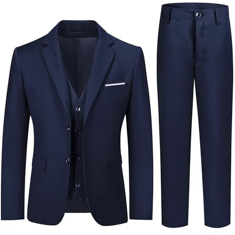 Boys Suit Navy Blue Kids Suits for Boys Teen Toddler Boy Suit Size 2T