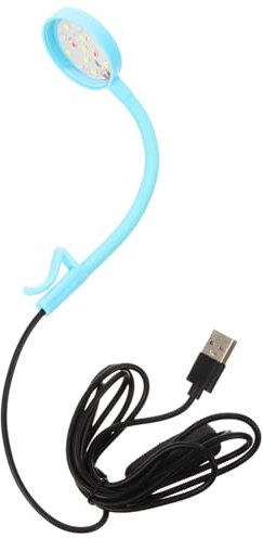 Happyyami Kleines Aquarium Licht Uv Wasser Aquarienpflanze Spektrum Aquariumlicht Treibholz Usb Schwanenhals Tank Glühen Anlage Nackenlicht Baum Panzer Luft Lampen Welle Led Plastik Sky-blue