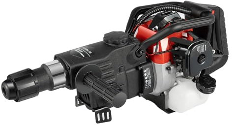 Martello Demolitore a benzina 1000W, 30J Trapano a Percussione 4 Funzioni con Scalpello a Punta, Martello Perforatore per Lavorazione su Cemento Mattoni Piastrelle Demolizione