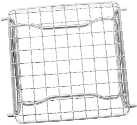 Mikinona Stainless Steel Outdoor Pot Rack Grill Rack for Barbecue Portable Camping Grill Grate Foldable Camping Kitchen for Stove Stand