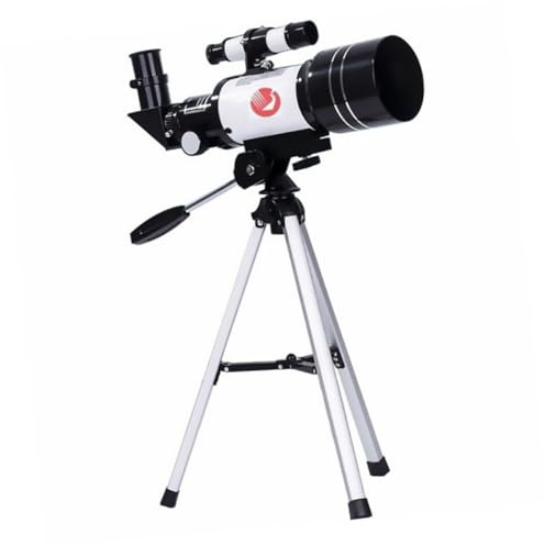 KONTONTY Telescopio Rifrattore Professionale 70Mm 150X con Treppiede e Supporto per Telefono Angolazione Regolabile Materiale Resistente Portatile per Osservazione Astronomica