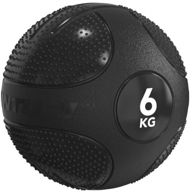 Tunturi Platinum Slam Ball - 6 kg - Noir