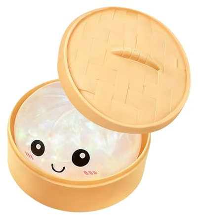 Klämleksak ångrullar – 8,5 cm stressboll | Eva & anti-stressdumplings, färgglad tecknad design för barn och vuxna, perfekt för klassrum kontor festpresenter och stressminskning
