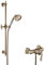 PaulGurkes Bronze Retro Duschset Aufputz Duscharmatur Antik