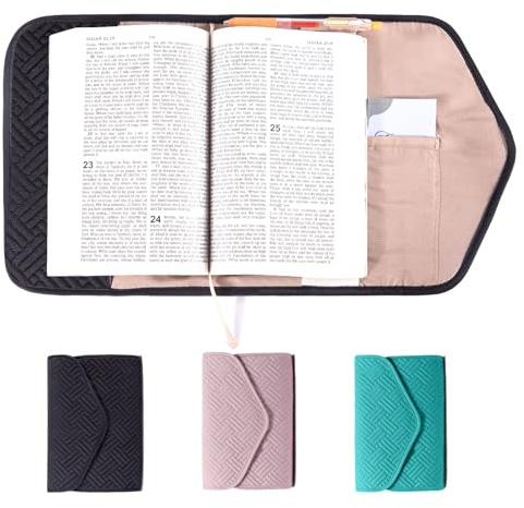 APLUFINE Reusable Book Cover with Magnet Closure - Adjustable Book Sleeve for Book Lovers Gift - Book Protector for Paperback -Book Covers for Hardcover - Book Pouch - Book Carrier