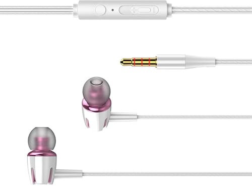 Generico Écouteurs Réduction de l'audio pour téléphone – Écouteurs intra-auriculaires | Réduction du bruit audio SurroundCasque Intra-auriculaire, Audio Surround, Casque en Silicone, Expérience