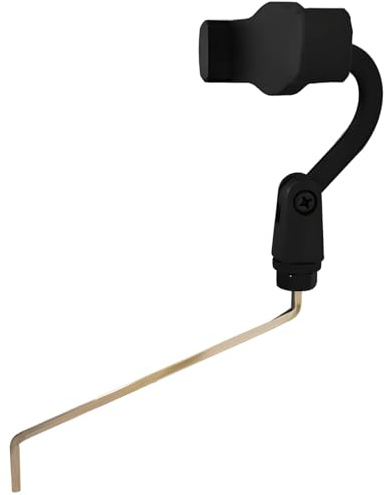 Saxophone Lyre Support de téléphone avec rotation à 360° et support vertical réglable à 180°