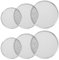 VIDETOL 6 Pcs Mesh Pizza Screen, 8 Inch 10 Inch 12 Inch Aluminium Pizza Trays for Oven Non Stick, Round Pizza Tray for Pizzeria Buffet Restaurant Baking