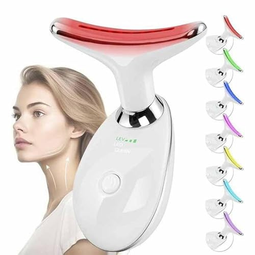 Skinova Beauty Lumi Beauty 7 lumières Masseur facial anti-rides avec lifting, nettoyage et lumière LED 7 couleurs