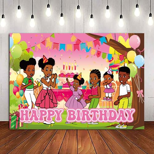 1Pack Gracies Corner Party Decoration Banner Photography Background for Kids Birthday Party Gracies Corner Photo Booth Props (4.16X2.3 Ft)