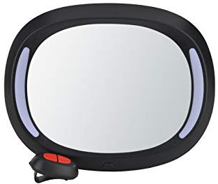 Altabebe AL1108 Luxus LED Baby Spiegel, Schwarz