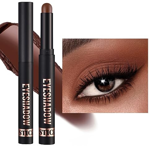 Ofanyia Set de 8 couleurs d'ombres à paupières, Shimmer Matte Eye Shadow Crayon Eye Brightener Stick, Smooth Texture Cream Eyeshadow Pen, Long Lasting Waterproof Hypoallergenic Eye Shadow Pencil (15#)