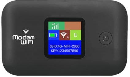 Punto di accesso WiFi Mobile 4G LTE da 300 Mbps, Router da Viaggio Portatili, Router Punto di Accesso Sbloccato con Slot per Scheda SIM fino a 10 Dispositivi per