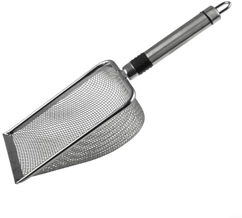 Set di setacci da giardino in acciaio inox con maglie di varie dimensioni per una setacciatura ottimale del terreno (2,0 mm)