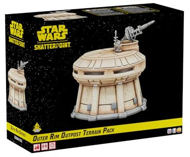 Asmodee | Star Wars: Shatterpoint Outer Rim Outpost Terrain Pack | Tabletop Miniatures Game | Ages 14+ | 2 Players | 90+ Minutes Playing Time