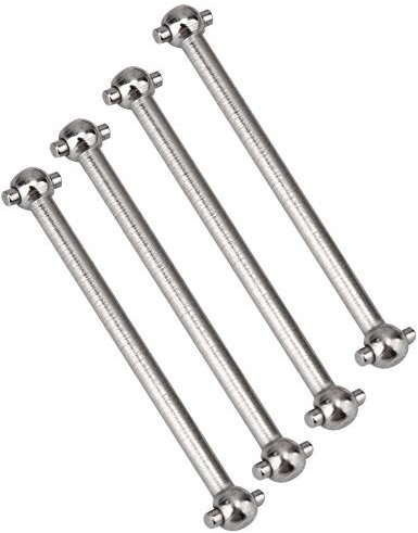 Drfeify 4 UNIDS RC Accesorio Eje de Impulsión de Hueso de Perro de Metal para Piezas de Coche 1/18 RC