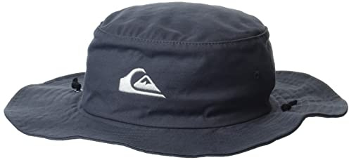Quiksilver Men's Bushmaster Protection Floppy Visor Bucket Sun Hat, Tarmac, L-XL UK