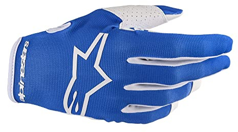 Alpinestars 3561823-7262-S: Radar Gloves Ucla Blue/White Sm