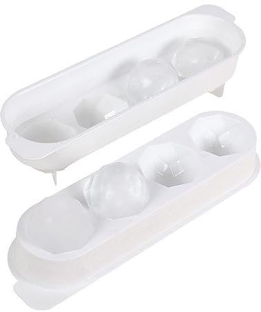 DOITOOL 2pezzi Stampo Per Cubetti Di Ghiaccio Sfera in Plastica Vaschetta Per Cubetti Di Ghiaccio Fai Da Te Accessori Da Cucina Per Uso Domestico e Feste