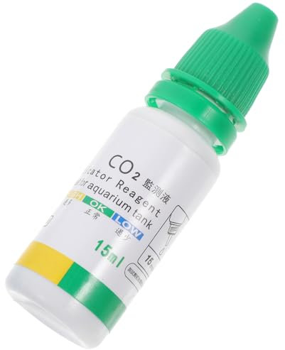 BESPORTBLE 1 Flasche Aquarium Co2-indikatorlösung 15 Ml Präziser Aquariumtester Zur Co2-wasserqualitätsmessung Für Bepflanzte Aquarien