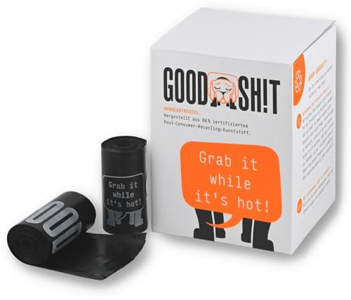 GOOD Hundekotbeutel, blickdicht, auslaufsicher, ohne Rollenkern, 270 Kotbeutel für Hunde