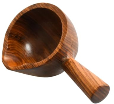 LIFKOME Assiette à Sauce Bois Avec Anse Résistante Pour Condiments Et Snacks Plat à Dips Pour Repas Et Réceptions Bol à Assaisonnement Rustique Pour Famille Et Restaurant