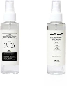 Alomejor Disolvente de Agarre de Golf de 120 Ml para un Proceso de Reagarrado Rápido y Sencillo, Disolvente para Reemplazo de Agarre de Putter, Driver, Madera o Hierro, de Golf para Todos los