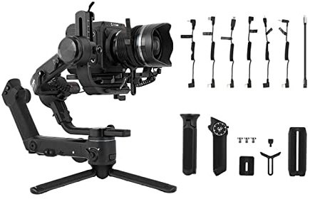 SCORP Pro 3-Axis Camera Gimbal Stabilizer Handle Grip Display Screen For DSLR Camera Simplified Version Live Streaming