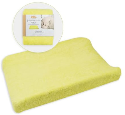 Ti TIN Copri Fasciatoio Universale con Tessuto Elastico Adattabile | Coprifasciatoio 100% Microfibra Morbida e Assorbente, 80x50 cm, Colore Verde Mela