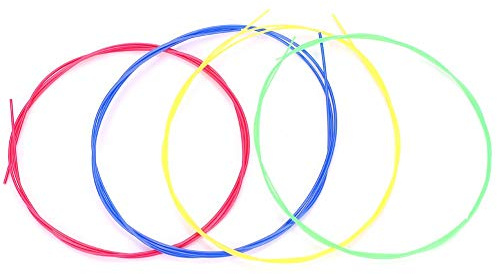 Ukulele Strings Set, 4 Pcs/Set Colorful Nylon Strings Replacement Part Accessory for Ukulele