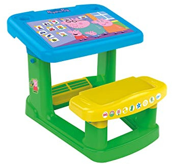 Chicos - Peppa Pig Desk | Schreibtisch für Kinder | Spieltisch Kinder | Maltisch für Kinder ab 2 3 4 Jahre (51059)