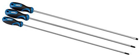 Draper 32603 - Set di cacciaviti a impugnatura morbida, 450 mm (3 pezzi)