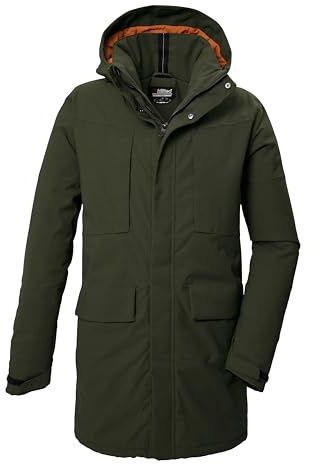 Killtec herr Kow 80 Mn Prk Funktionsparka/parkas med dragkedja