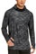 PINSPARK UV Shirt Herren Sport Tshirts UPF 50+ UV Sonnenschutz Langarmshirt Hoodie Kapuzenpullover mit Daumenloch Rashguard Atmungsaktiv Surfen Angeln Wandern Top Schwarz L