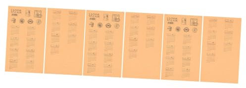 DIYEAH 3 Sätze Zeitplaner Agenda Liste Abnehmbare Etiketten Budgetaufkleber Kalenderaufkleber Besprechungsnotizbuch Für Die Arbeit Zeitschrift Planer-aufkleber Punkt Khaki 30 Stück * 3