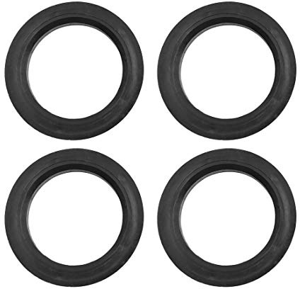 sourcing map Anillos Centradores Negro 4Pcs para Coche 73,1Mm A 56,6Mm