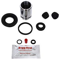 Bigg Red - Rear Brake Caliper Repair Seal Kit & Piston - Compatible with Sx4, Rover 618 620 623, Prelude, MG ZS 180, Civic, Civic 2.0, Cr-z