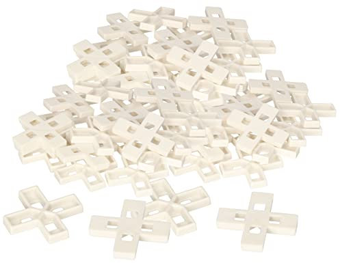 KOTARBAU® Lot de 400 croix de carrelage pour la pose de carreaux (6 mm - 400 pièces)