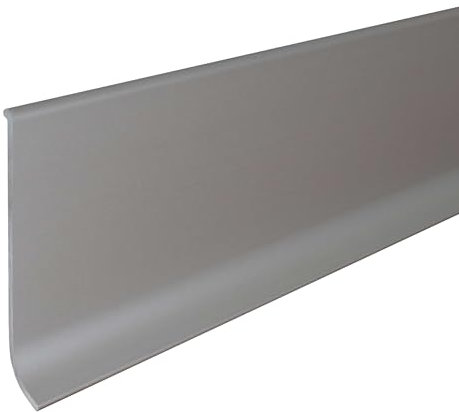 Zócalo | aluminio | plata | ancho 10 mm | altura 80 mm | longitud 2500 mm | grosor del material 1,5 mm | sin taladrar | rodapié | 1 pieza