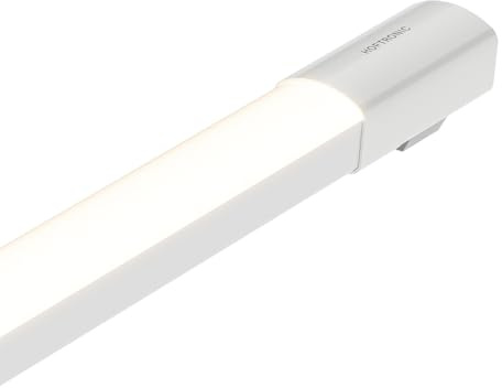 HOFTRONIC - Réglette LED 150cm - IP65 extérieur étanche - 48W 6000 Lumens - 4000K blanc neutre - sans scintillement - Pour Cave, Garage, et l'entrepôt - Lampe Fluorescente LED étanche