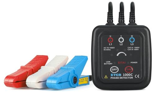 EITAI1000C Non-Contact Phase Rotation Meter, AC 70V-1000V, Φ1.6mm-16mm, Manufacturer Direct Sales, Phase Rotation Tester