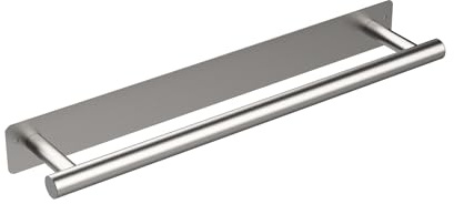Ibergrif M34456A Toalleros Adhesivo 40CM, Dos métodos de instalación (Adhesivo y Perforación),Toallero para Baño Toalleros Barra Sin Taladro, Acero Inoxidable, Cepillado