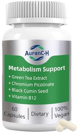 Metabolism + Probiotic Capsules, Appetite Suppressants for Women, Green Tea (EGCG) Vitamin B-Complex High Strength, Daily Women's Metabolism Support & Weight Management, Curb Cravings